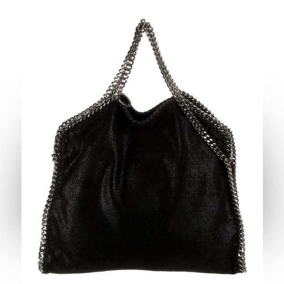 Stella McCartney Handbags - Stella McCartney Black Falabella Fold Over Tote